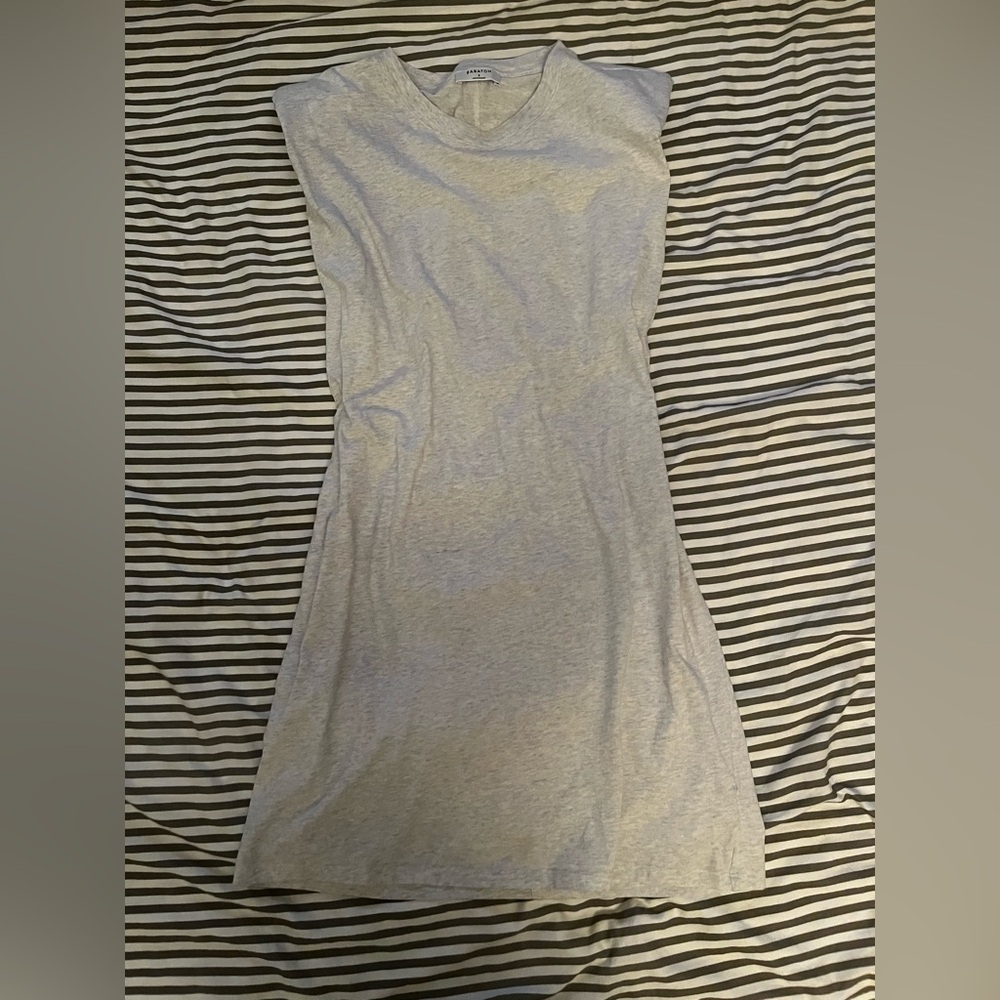 Babaton Shoulder Pad Mini Dress